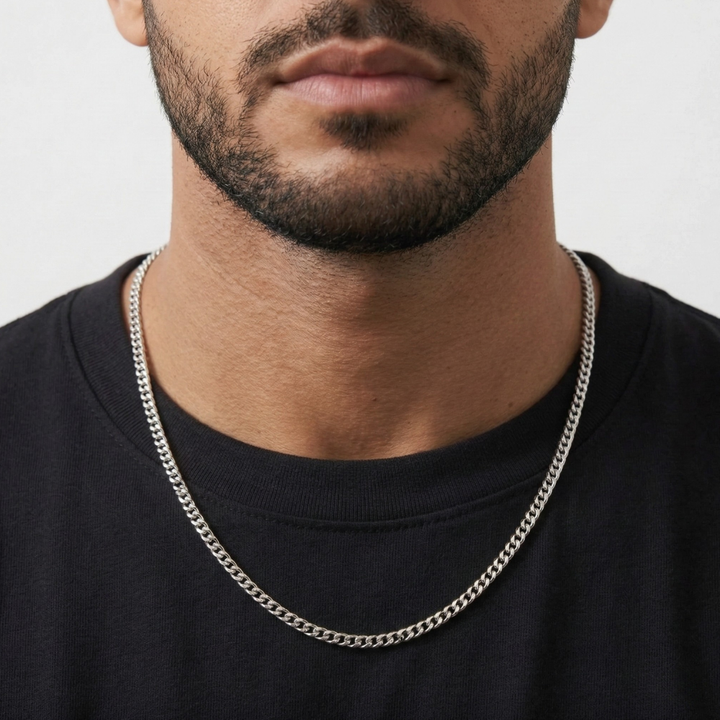 Cuban Chain (Silver) 4mm