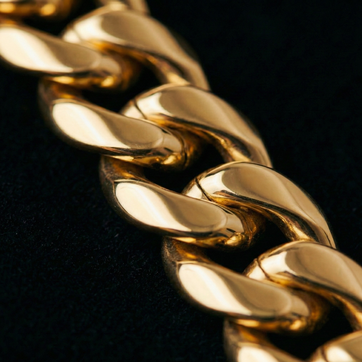 Cuban Chain (Gold) 4mm